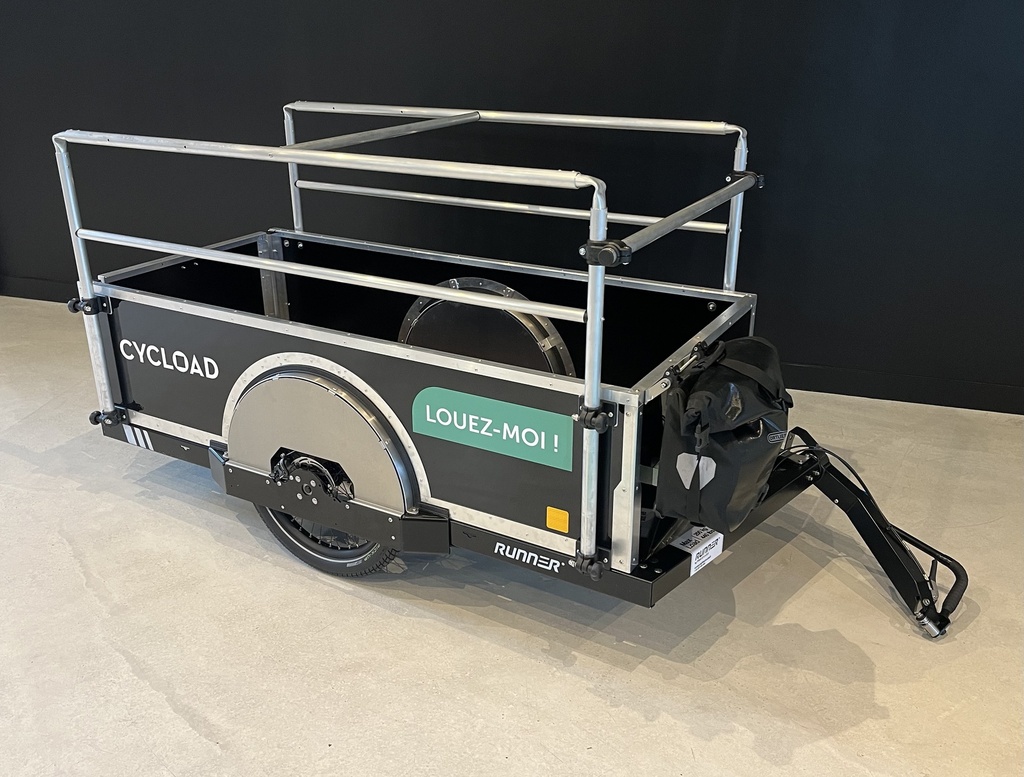 Remorque Fleximodal Runner (avec ridelles + arceaux)
