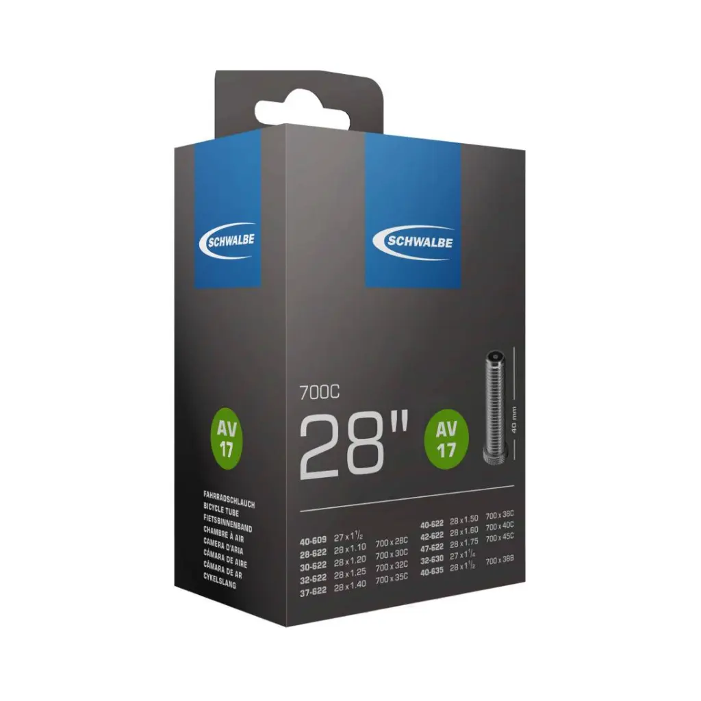 Chambre à air Schwalbe AV17 28" 28-47 Schrader