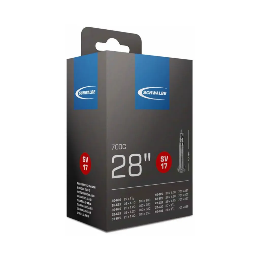Chambre à air Schwalbe SV17 28" 28-47 Presta