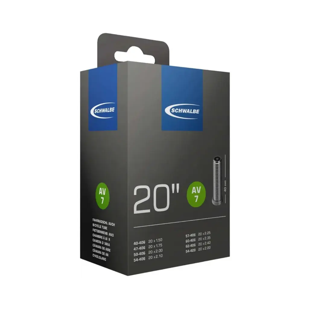 Chambre à air Schwalbe AV7 20" 40-62 Schrader