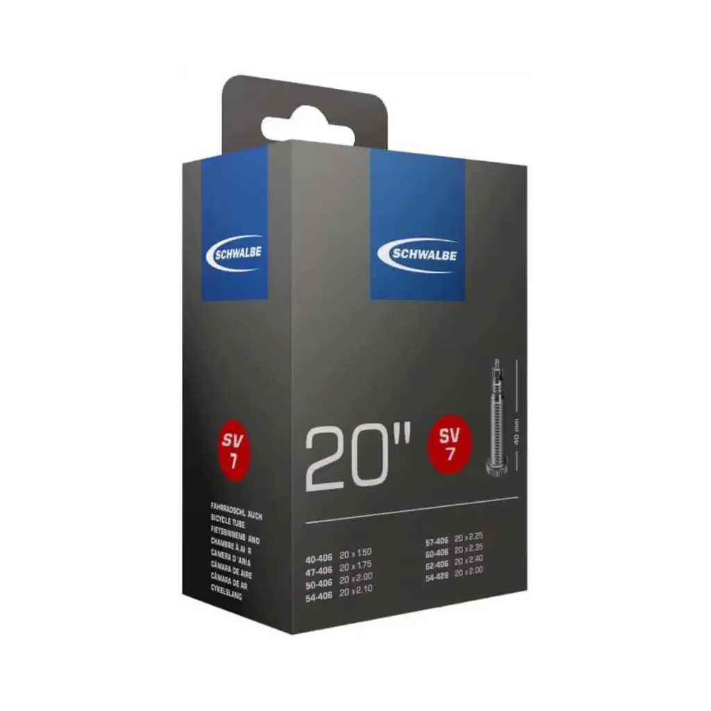 Chambre à air Schwalbe SV7 20" 40-62 Presta