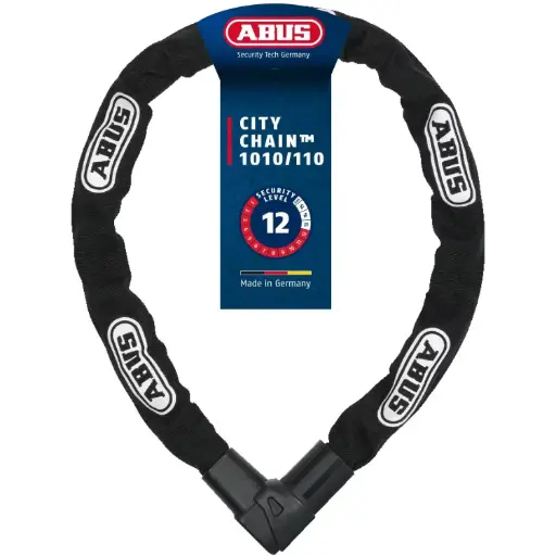 [7741] Antivol Abus 1010/110 BLACK Chaine CityChain 110 cm