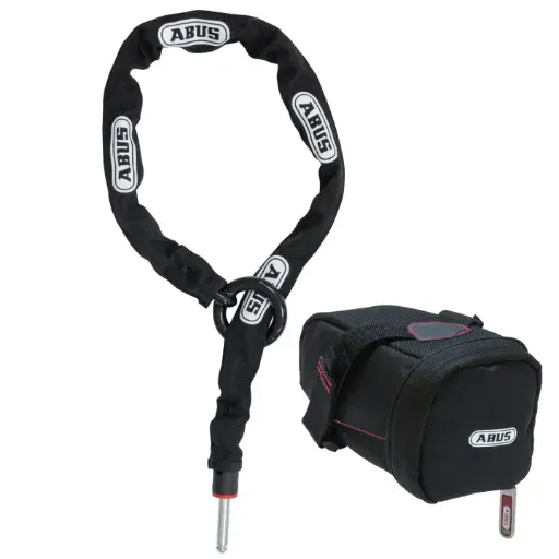 Chaine pour antivol de cadre ABUS ACH 2.0 6KS/100cm + Sacoche