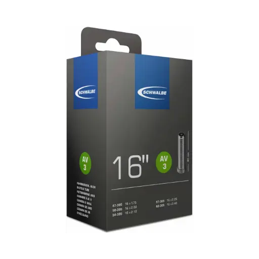 Chambre à air Schwalbe AV3 16" 47-62 Schrader