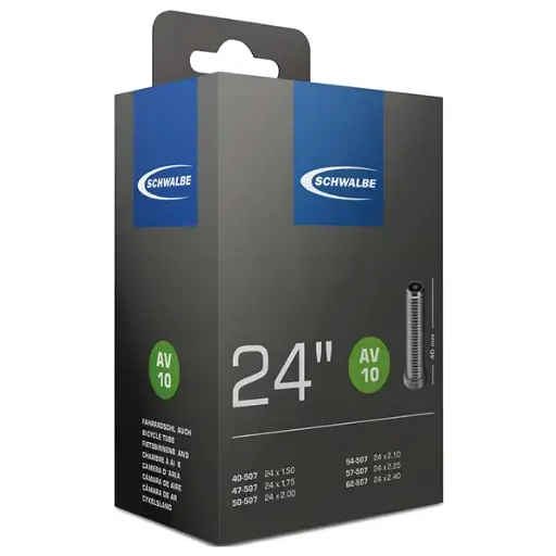 Chambre à air Schwalbe AV10 24" (40-62x507) Schrader 